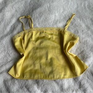 Forever 21 Sunny Yellow Lace Cami